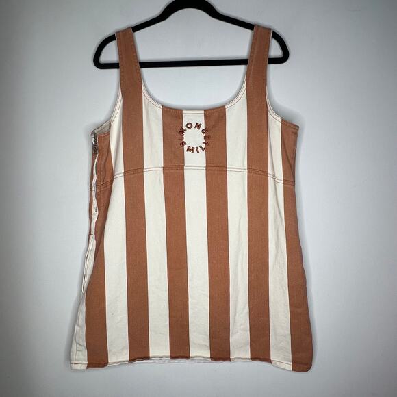 Simon Miller Denim Stripe Sahara Mini Dress Size XL - Picture 8 of 12